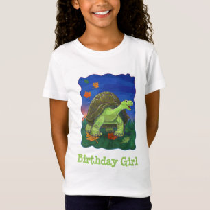 Cute Tortoise Birthday Girl T-Shirts