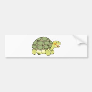 Cute tortoise bumper sticker