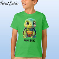 Cute Tortoise Kid's Turtle Animal Cartoon Graphic