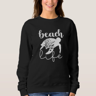 Cute Tortoise Sea Turtle Love Funny Sea Animal Kid Sweatshirt