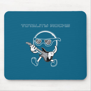 Cute Totality Rocks Total Solar Eclipse Mouse Mat