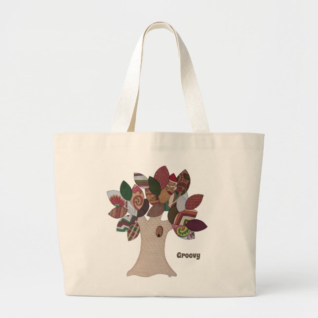 Cute Tote Bag - Groovy  (Front)