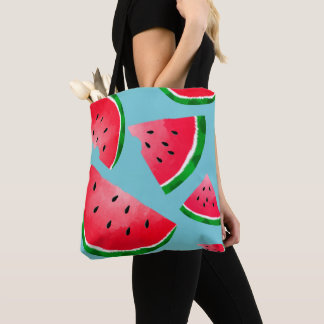 Cute tote bag with watermelon