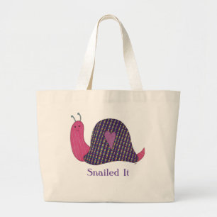 Cute Tote - Snailed It - Snail #1