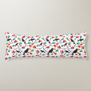 cute toucan bird tropical illustration body cushion