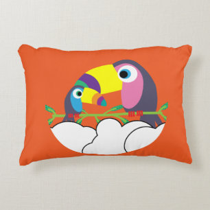 Cute Toucan Love Toucans Funny Birds Mug Servi Decorative Cushion