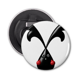 Cute Tough Bunny Boxer Rabbit Bottle Opener