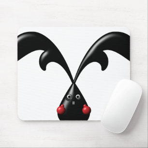 Cute Tough Bunny Boxer Rabbit Mouse Mat