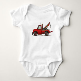 Cute Tow Truck Wrecker Baby Bodysuit