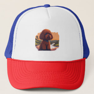 Cute Toy Poodle  Trucker Hat