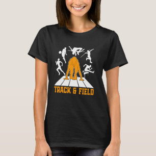 Cute Track And Field Athletics For Boys And Girls T-Shirt