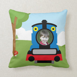 Cute train cushion
