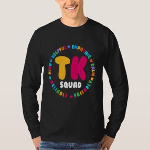 Cute Transitional Kindergarten Teacher Team Crew T T-Shirt