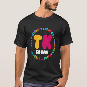 Cute Transitional Kindergarten Teacher Team Crew T T-Shirt
