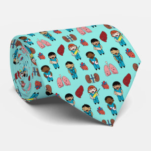 Cute Transplant Doctors and Nurses Tie