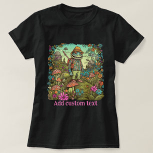 Cute Traveller frog hippie forest, Toad Lovers T-Shirt