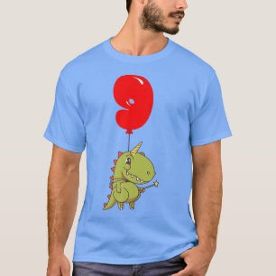 Cute TRe Fairy9th BirthdayKids Balloon Party T-Shirt