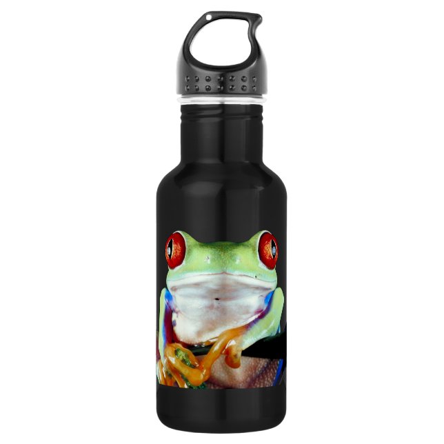 Cute Tree Frog 32 oz. 532 Ml Water Bottle (Front)