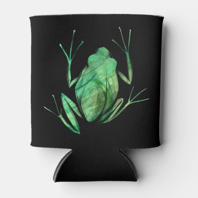 Cute Tree Frog Artistic Frogs I love frogs         Can Cooler (Front)