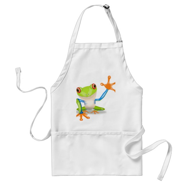 Cute Tree Frog Standard Apron (Front)