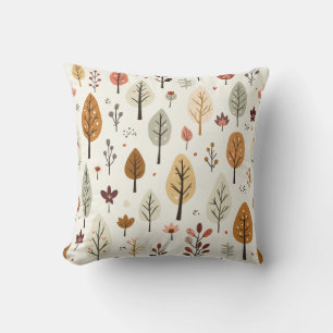 Cute tree pattern pillow cushion