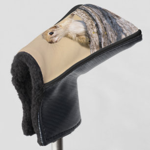 Cute Tree squirrel animal photo Golf Head Cover