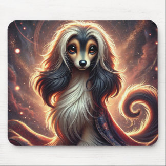 Cute Trendy Afghan Hound | Anime Mousepad