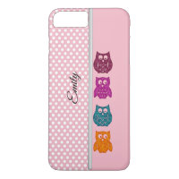 Cute Trendy fancy girly abstract owl personalised