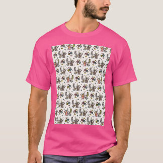 Cute Trendy Gardening Nature Flowers Watering Can T-Shirt