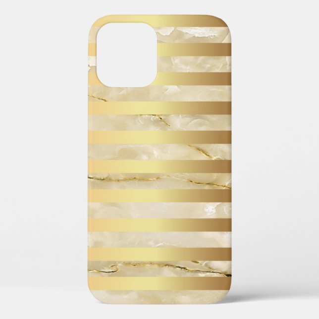 Cute Trendy Gold Marble   Case-Mate iPhone Case (Back)