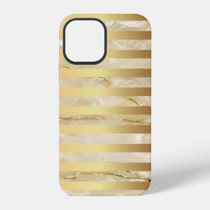 Cute Trendy Gold Marble iPhone 12 Case