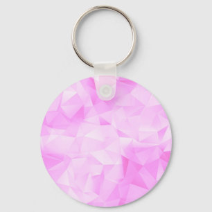 Cute Trendy Light Pink Colour Colourful Pattern Key Ring