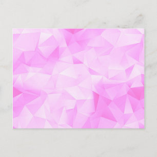 Cute Trendy Light Pink Colour Colourful Pattern Postcard