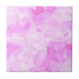 Cute Trendy Light Pink Colour Colourful Pattern Tile