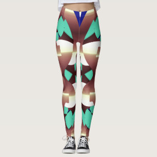 Cute trendy multicolor "Ratti_Creative_Arts"  Legg Leggings