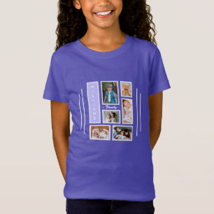 Cute Trendy Photography Collage Purple For Girls T-Shirt