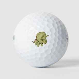 Cute Triceratops Golf Balls