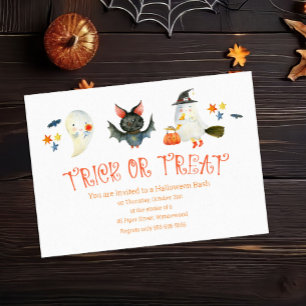 Cute Trick or Treat Invitation