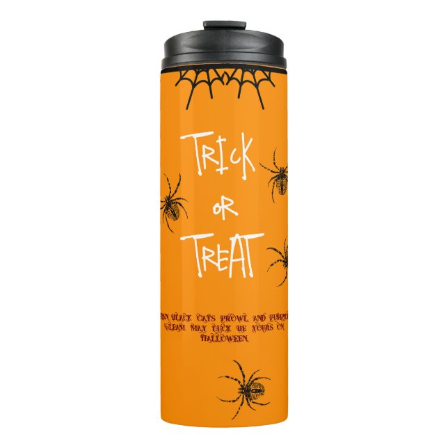 CUTE TRICK OR TREAT Thermal Tumbler (Front)