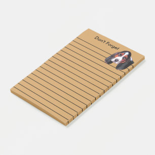 Cute Tricolor Basset Hound Puppy Post-it Notes