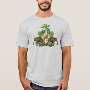Cute tropical animals composition T-Shirt
