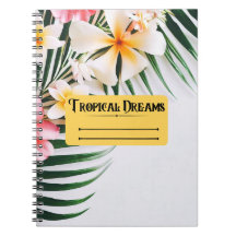 Cute Tropical Dreams Notebook