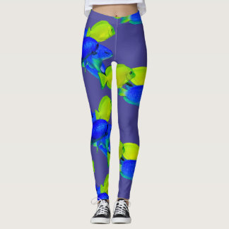 Cute tropical fish leggings
