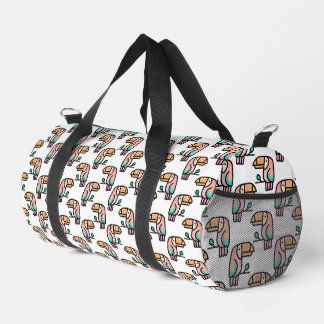 cute tropical toucan bird animal gift for kids duffle bag