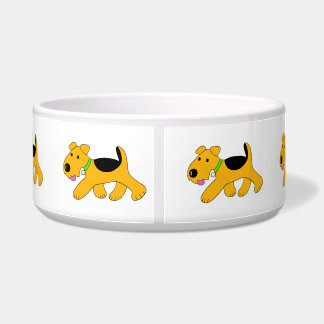 Cute  Trotting Puppy Dog Bowl (Large)