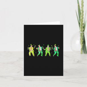 Cute Trump Dance St. Patricks Day Funny Trump Patr Card