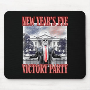 Cute Trump New Year's Eve Victory Party Fireworks Mouse Mat