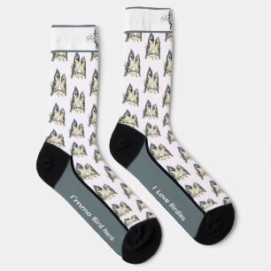 Cute Tufted Titmouse Bird Socks