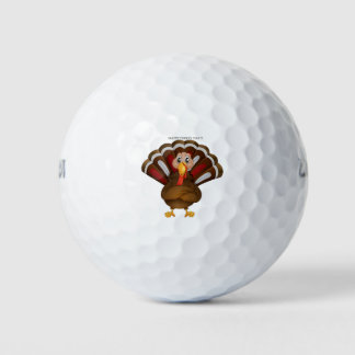 Cute Turkey Golf Balls