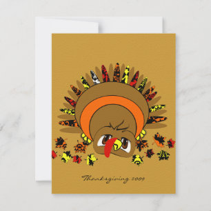 Cute Turkey Invitation